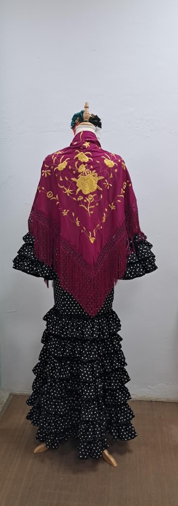 MANTÓN BUGANVILLA LOW COST (dorado)