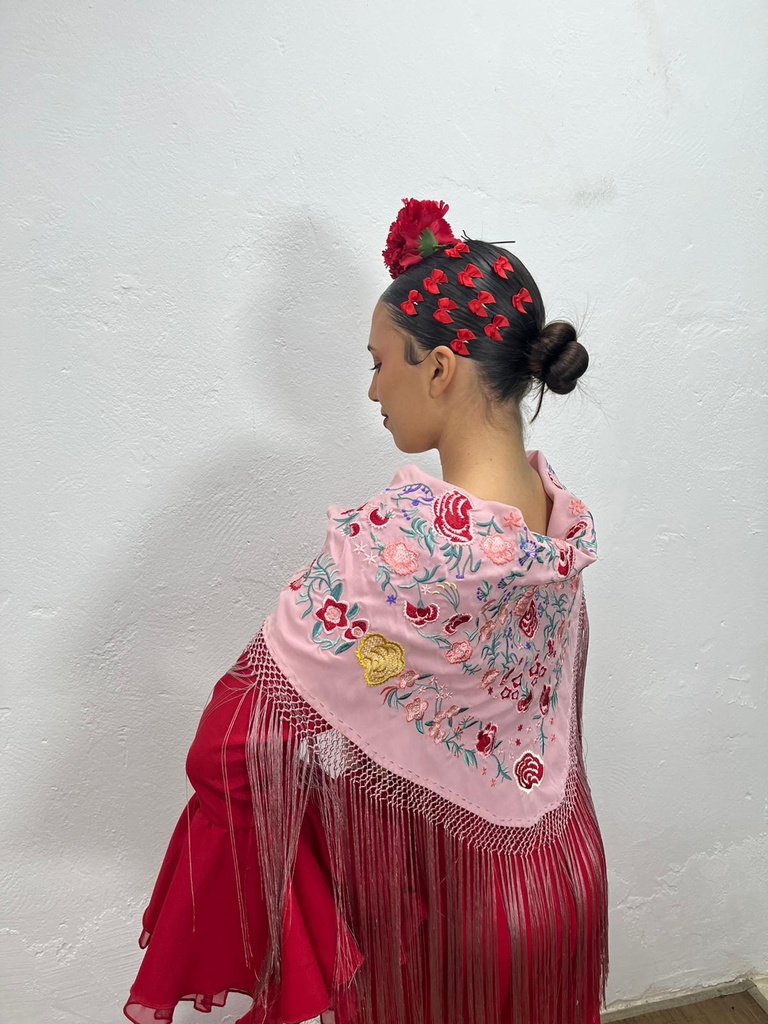 PIOJITOS PEINAS RASO LISO Y LUNAR (ROJO LISO)