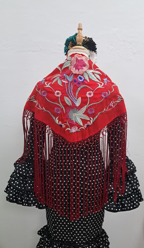 MANTÓN ROJO