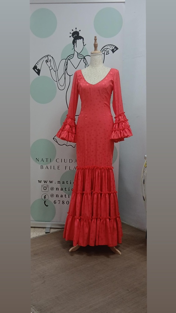 VESTIDO MODELO SOL (CORAL, 34)