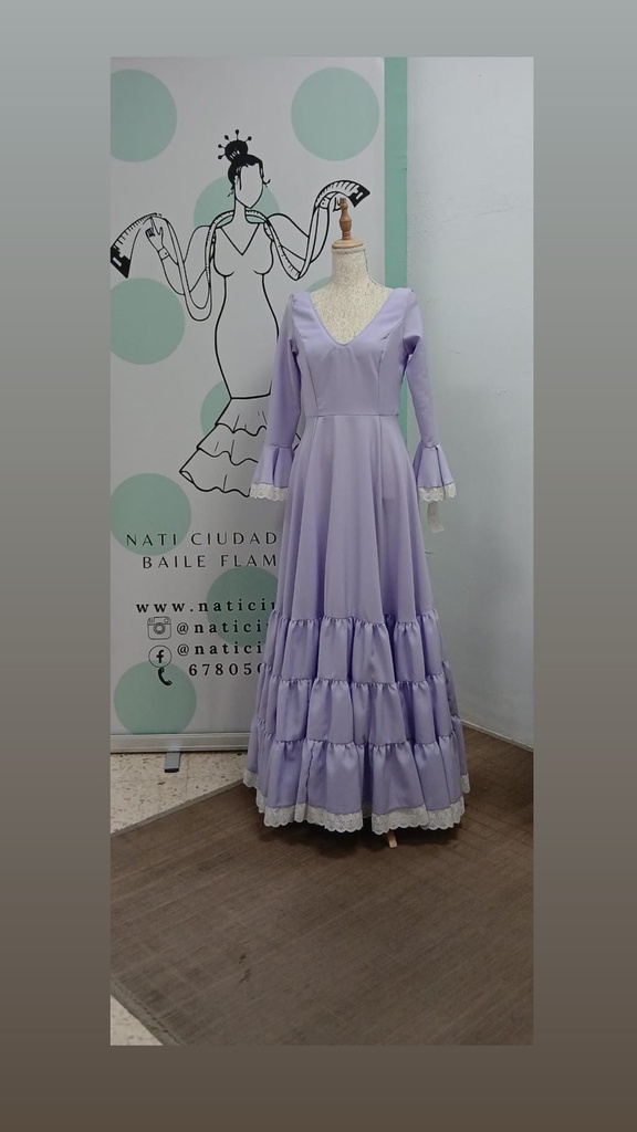 VESTIDO CANASTERO (Lila)