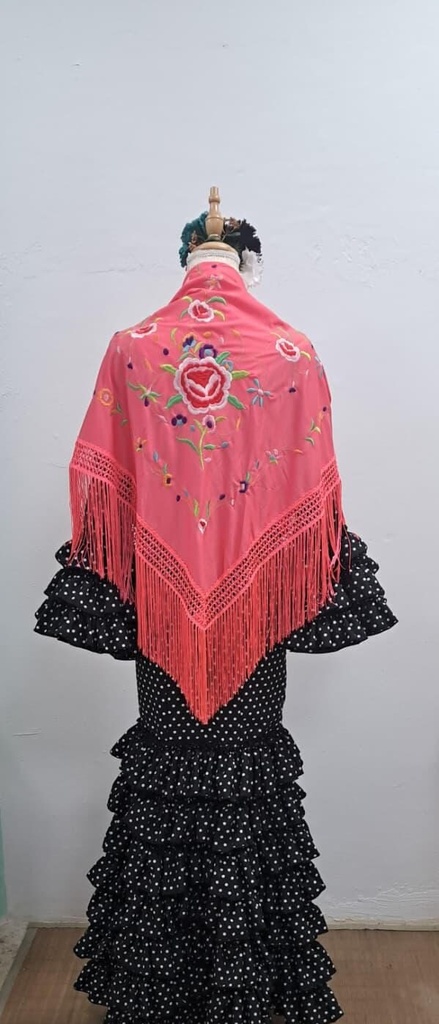 MANTÓN ROSA CHICLE LOW COST
