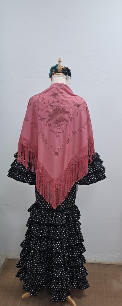 MANTÓN ROSA MAQUILLAJE LOW COST