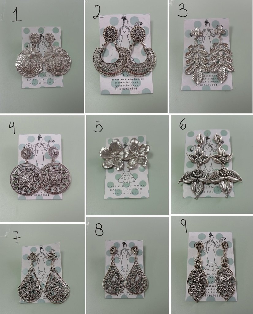 PENDIENTES COLOR PLATA (1)