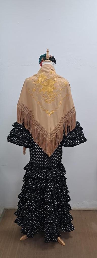 MANTÓN CAMEL LOW COST (dorado)