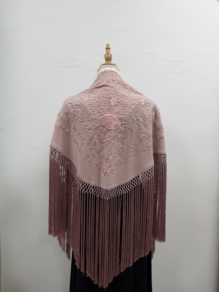 MANTÓN ROSA CLARO