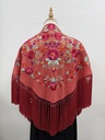 MANTÓN GRANDE FLECOS DE BORLA